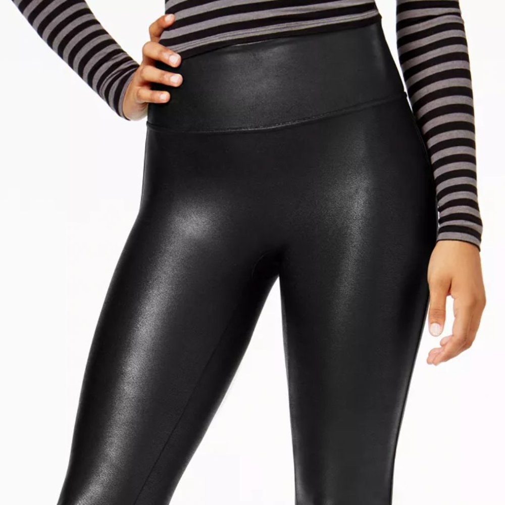 SPANX Faux Leather Leggings
